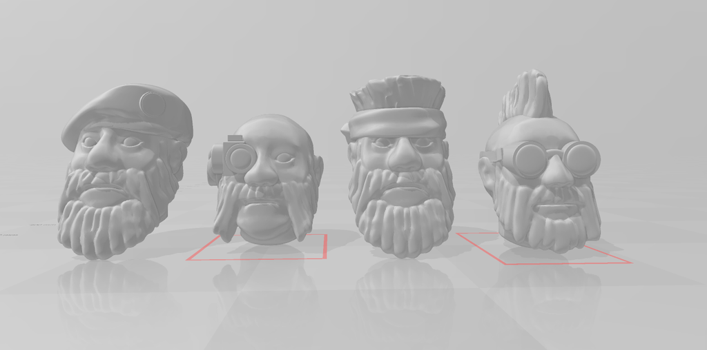 Space Dwarves Custom Heads