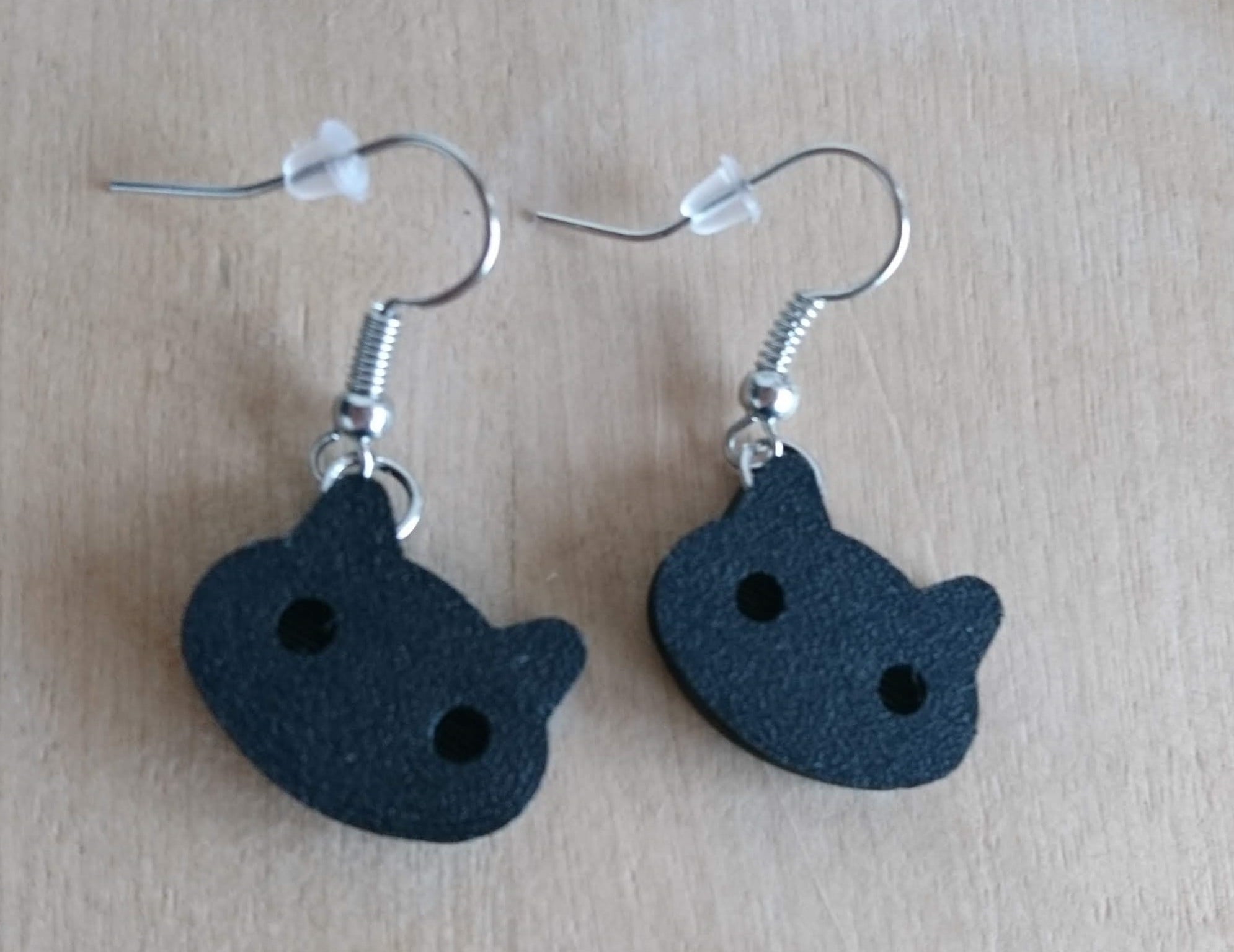 Cookie Cat Earrings or Keychain