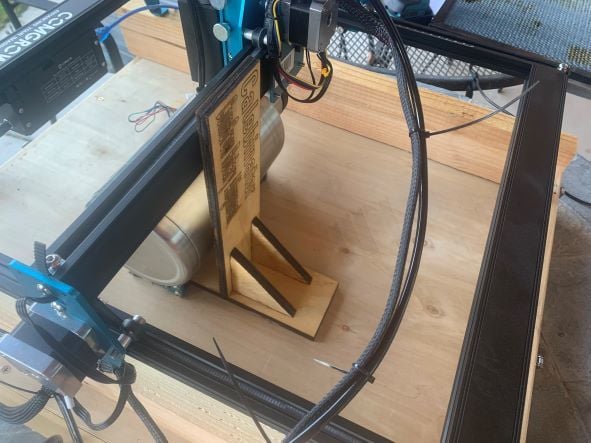 Rotary Alignment Tool for Laser Engraver
