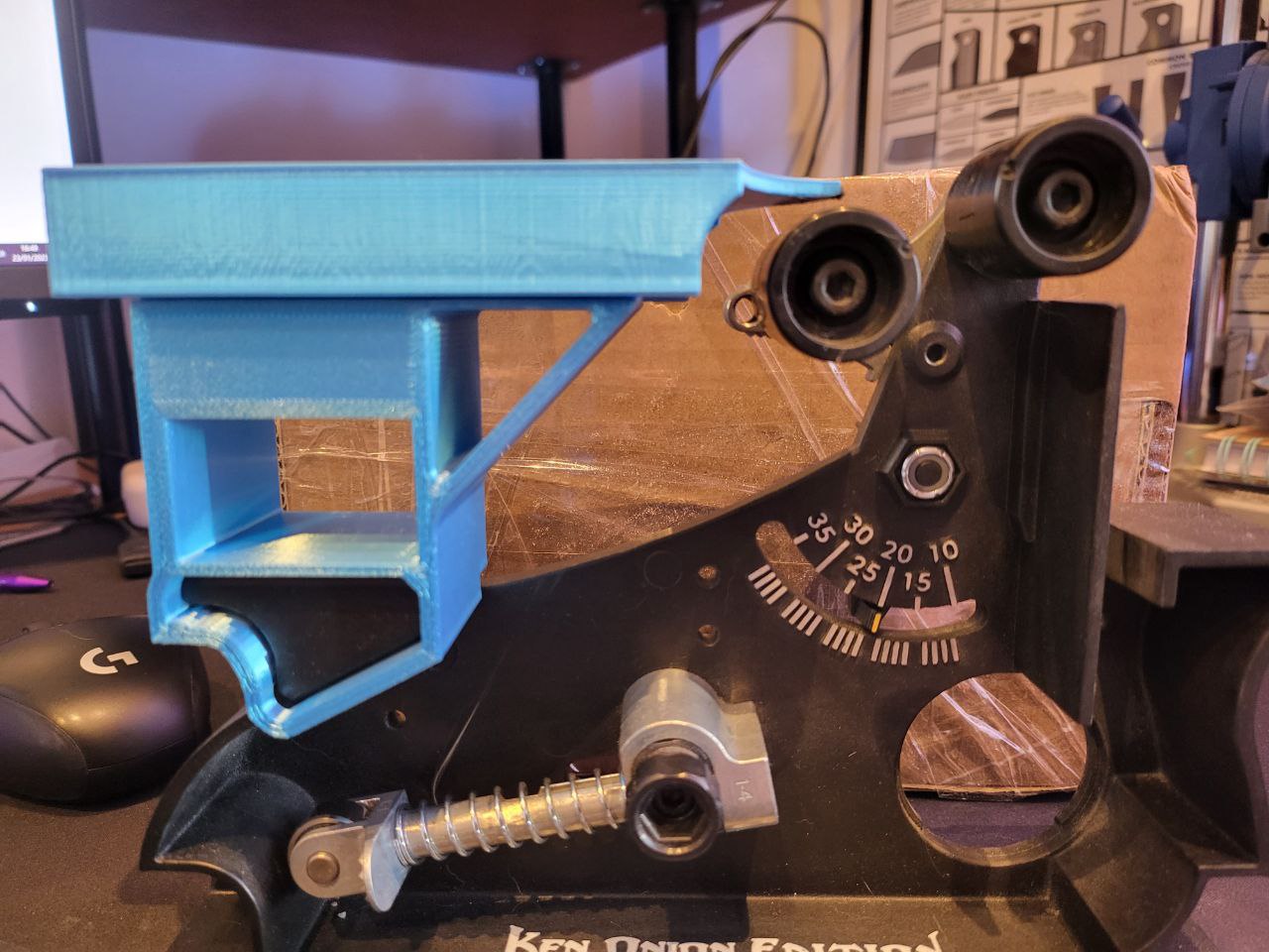 Work Sharp Ken Onion Blade Grinder Riser 2.0 with slider.