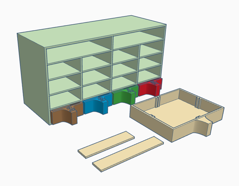 Small screw sorting box