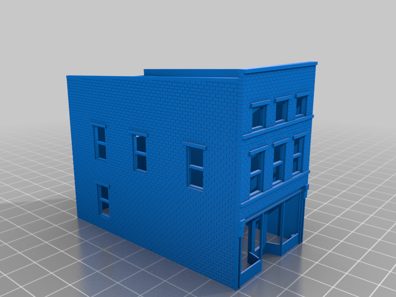 A small town square building or main street USA shop