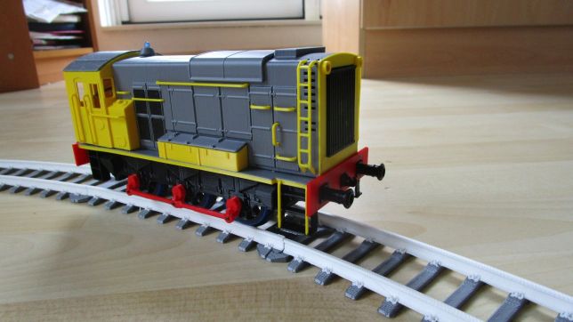 NS500-600 like train with wormwheel transmission (3 axis) for OS-railway