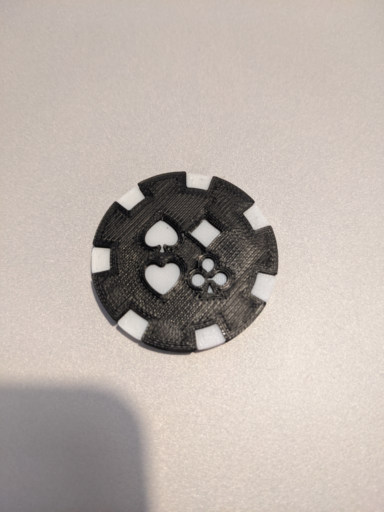  Single Extruder Dual Color Poker Chip 