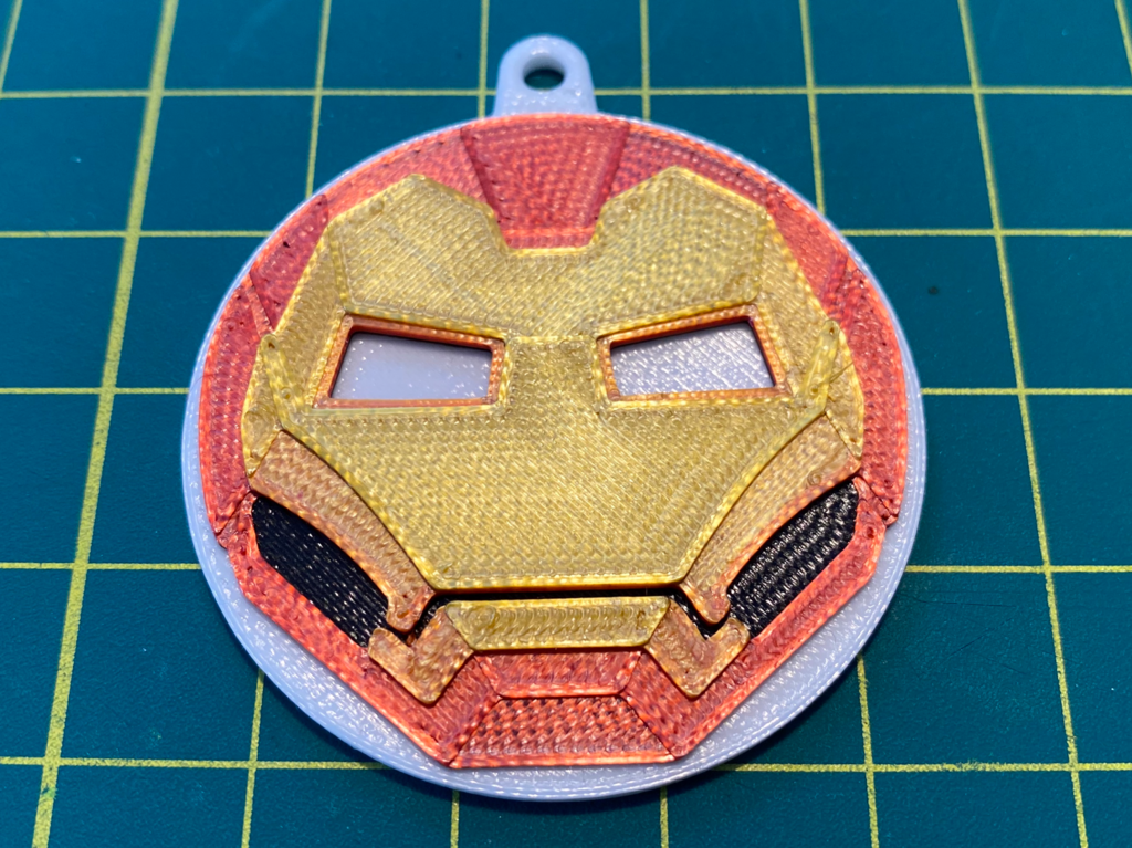 Iron Man Emoji Keychain