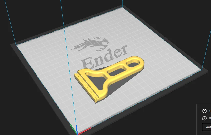 Miniatura 9 do modelo 3D Printer bed scraper re-usable.