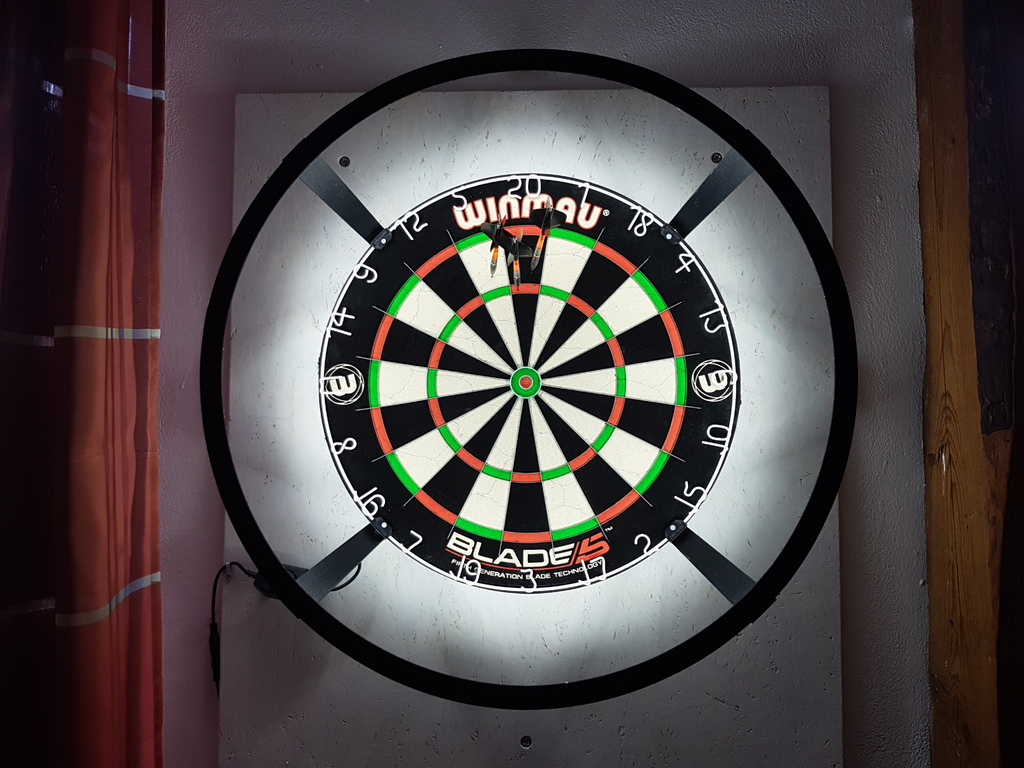Dart Board LED Ring with magnetic feet