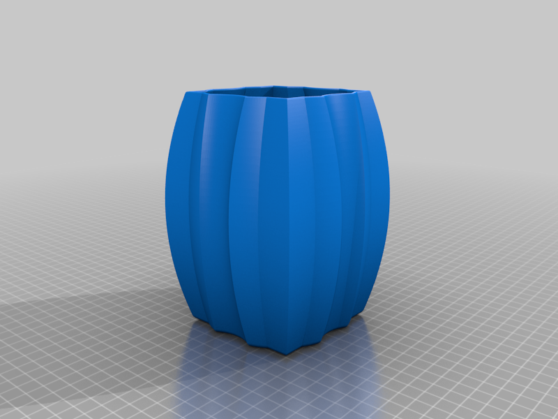 Square Rib Vase/Pot