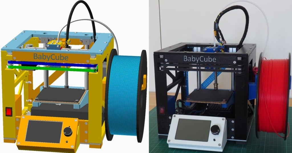 BabyCube - small CoreXY 3D printer with linear rails