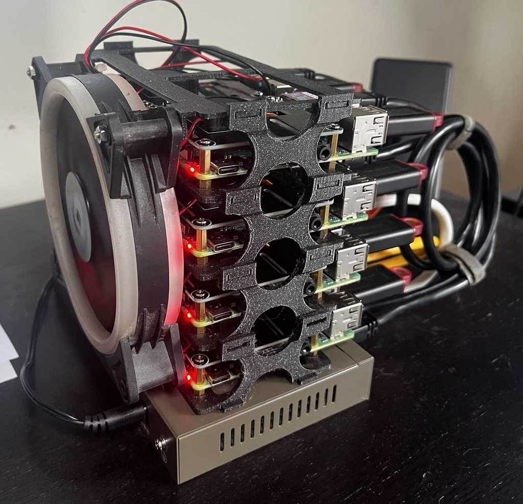 Raspberry Pi cluster modular holder 