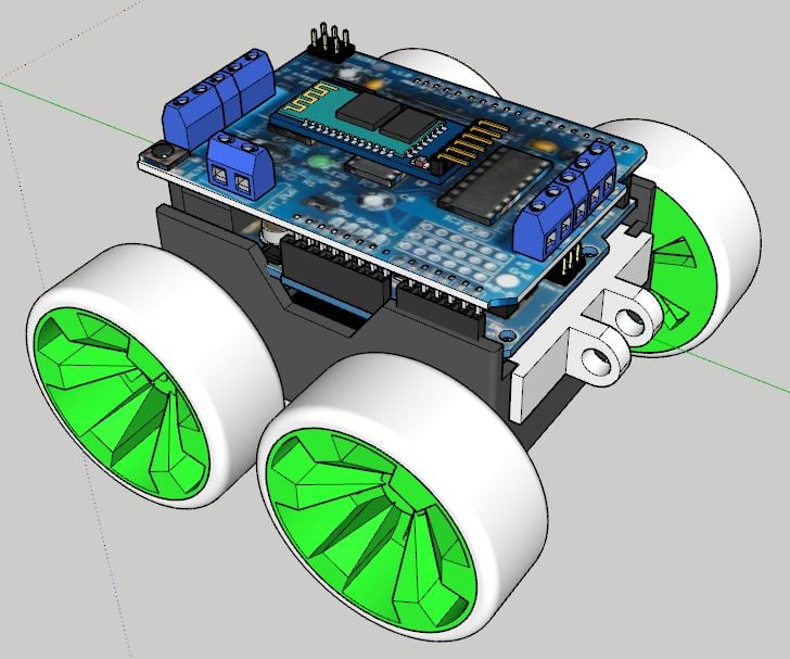 SMARS 4x4 modular robot