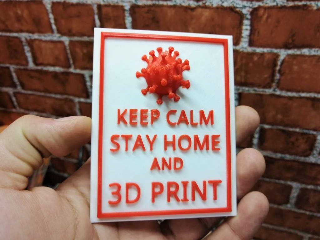 STAY HOME AND 3D PRINT