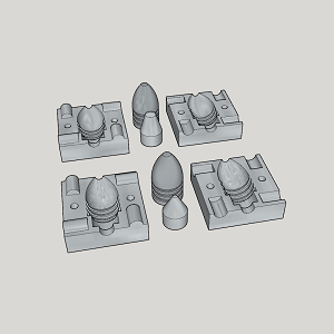 .58 Minie Ball 3D Print Casting Kit