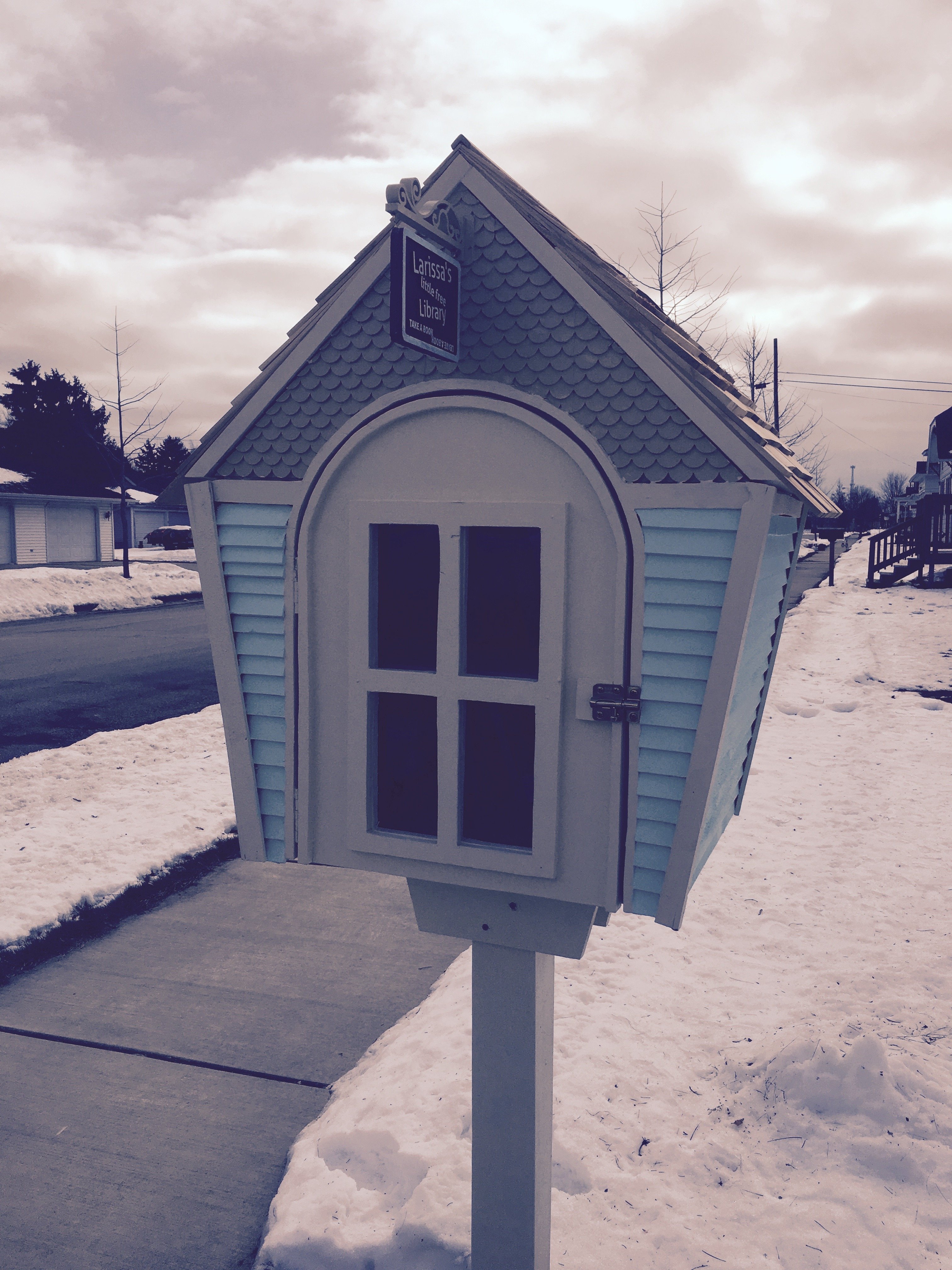 Little Free Library - Scale Siding / Hanging Sign