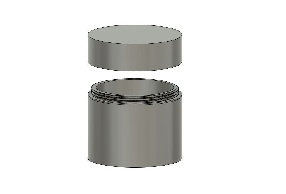 Round Threaded Box