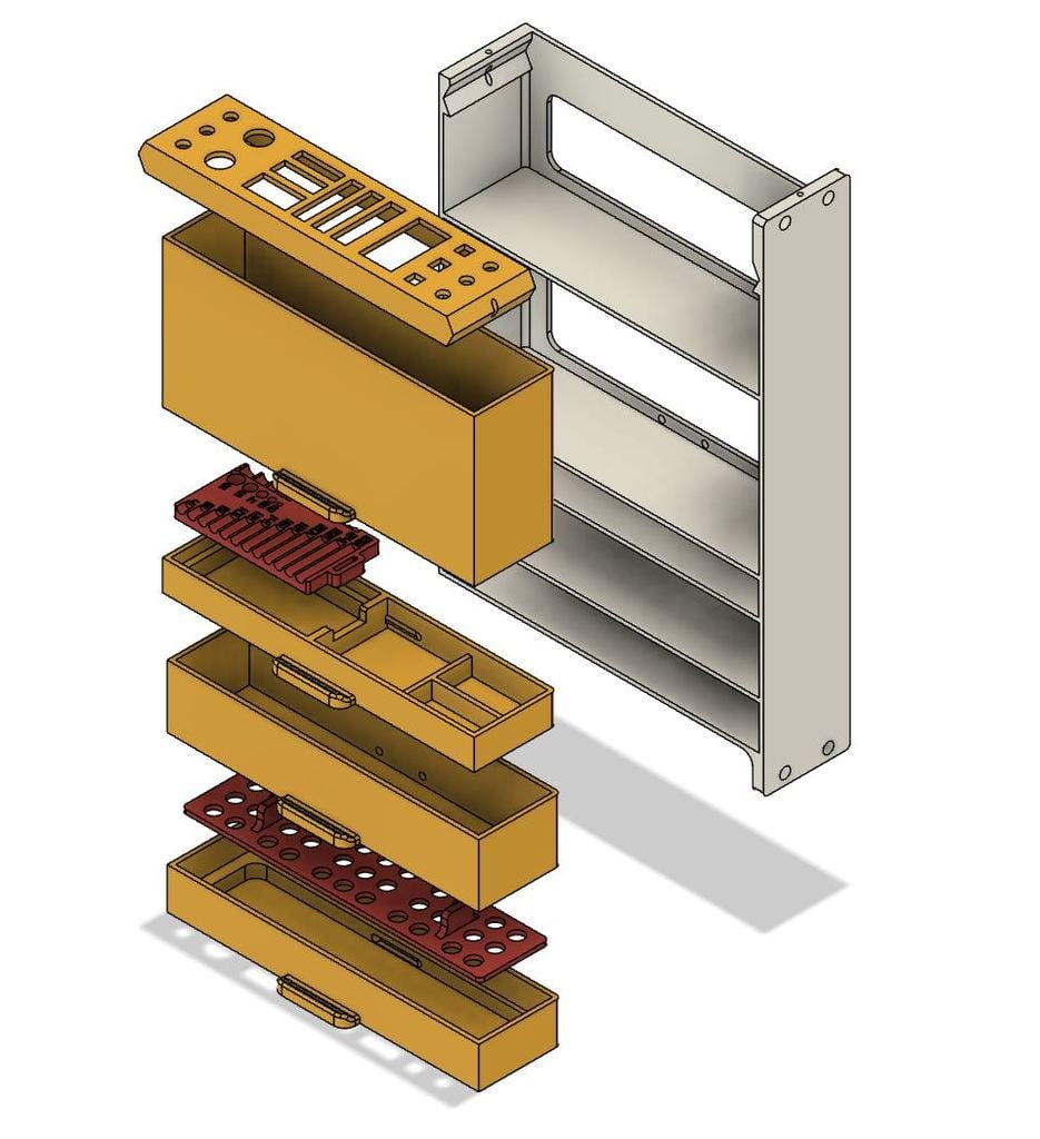 3D Pinter Tools Organizer Box