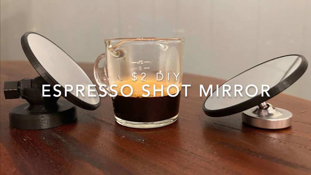 Espresso shot mirror