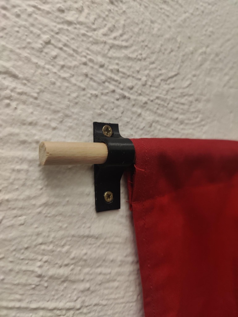 Mini Curtain Rod Holder