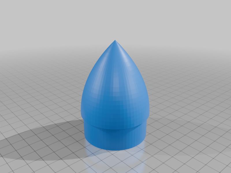 2" Apogee Nose Cone & Electronics Bay for 2" rocket