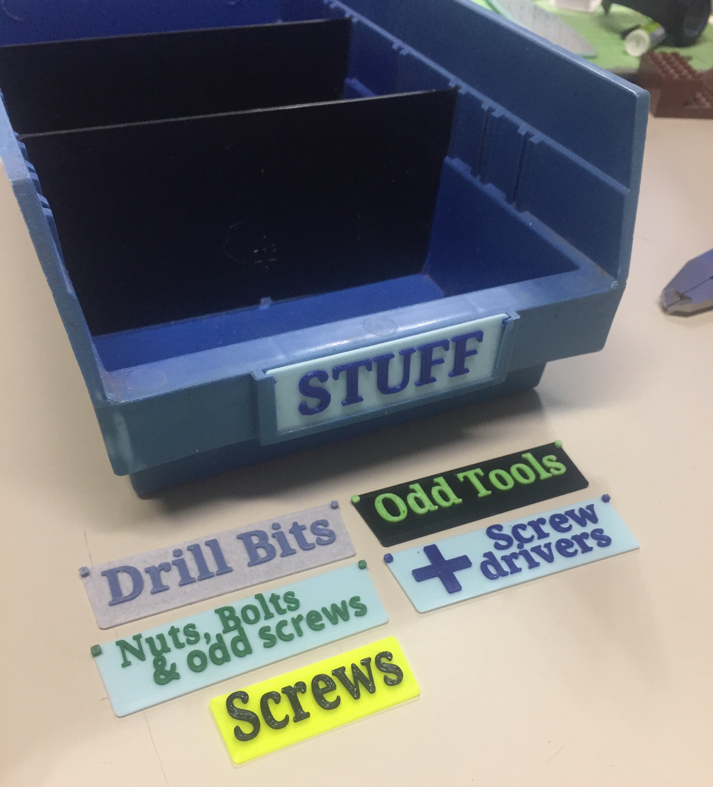 Quantum Economy Shelf Bin Label