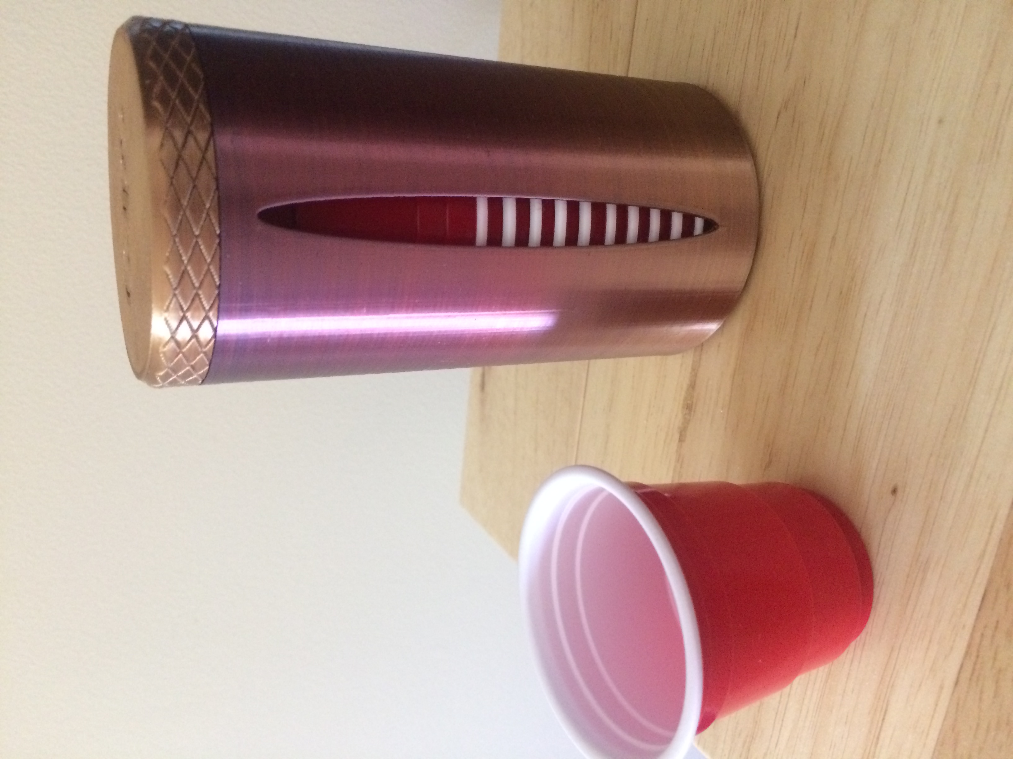 Parametric container with threaded lid and optional seal (remix with new options)