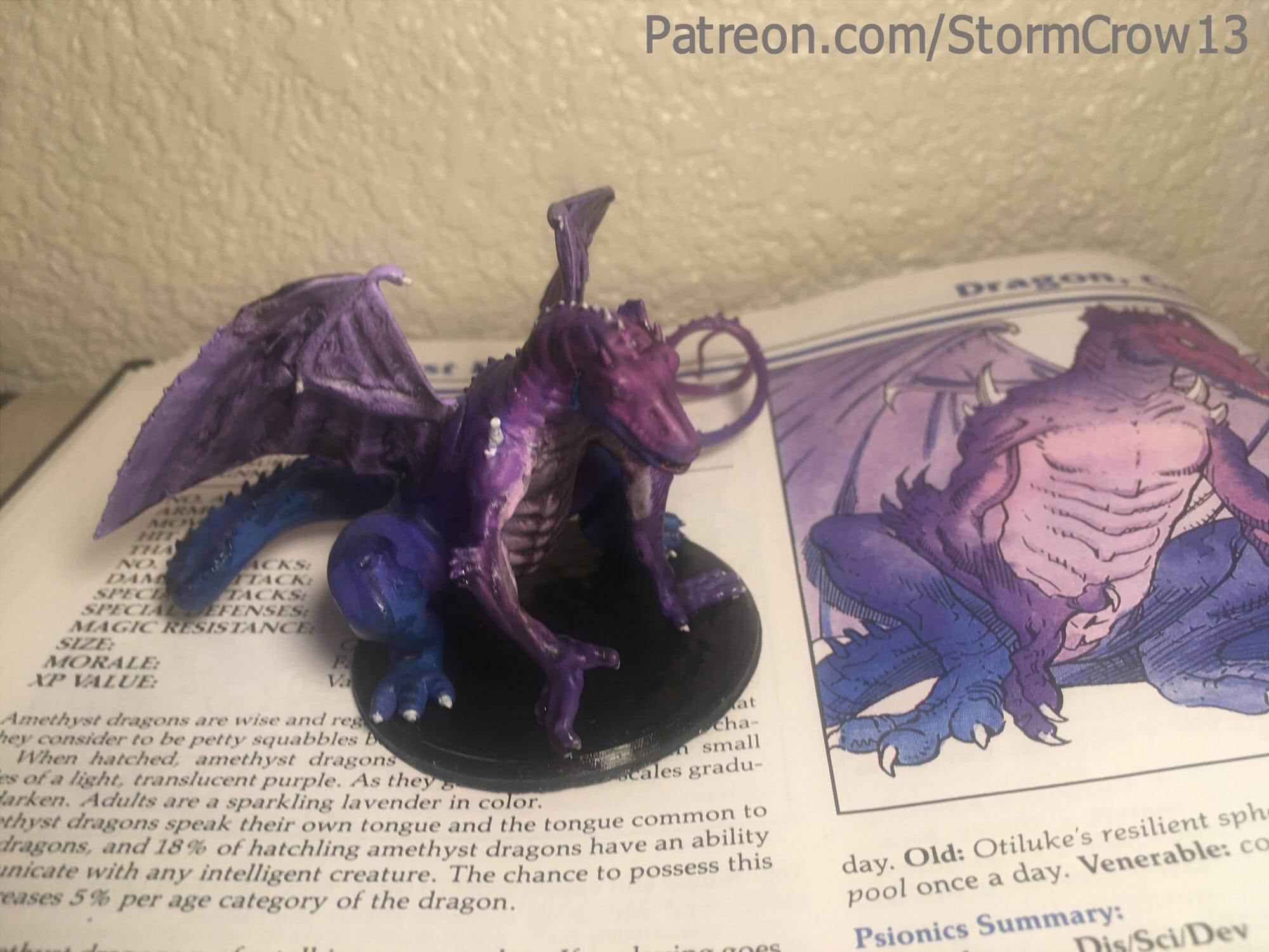 2nd ed AD&D Amethyst Dragon