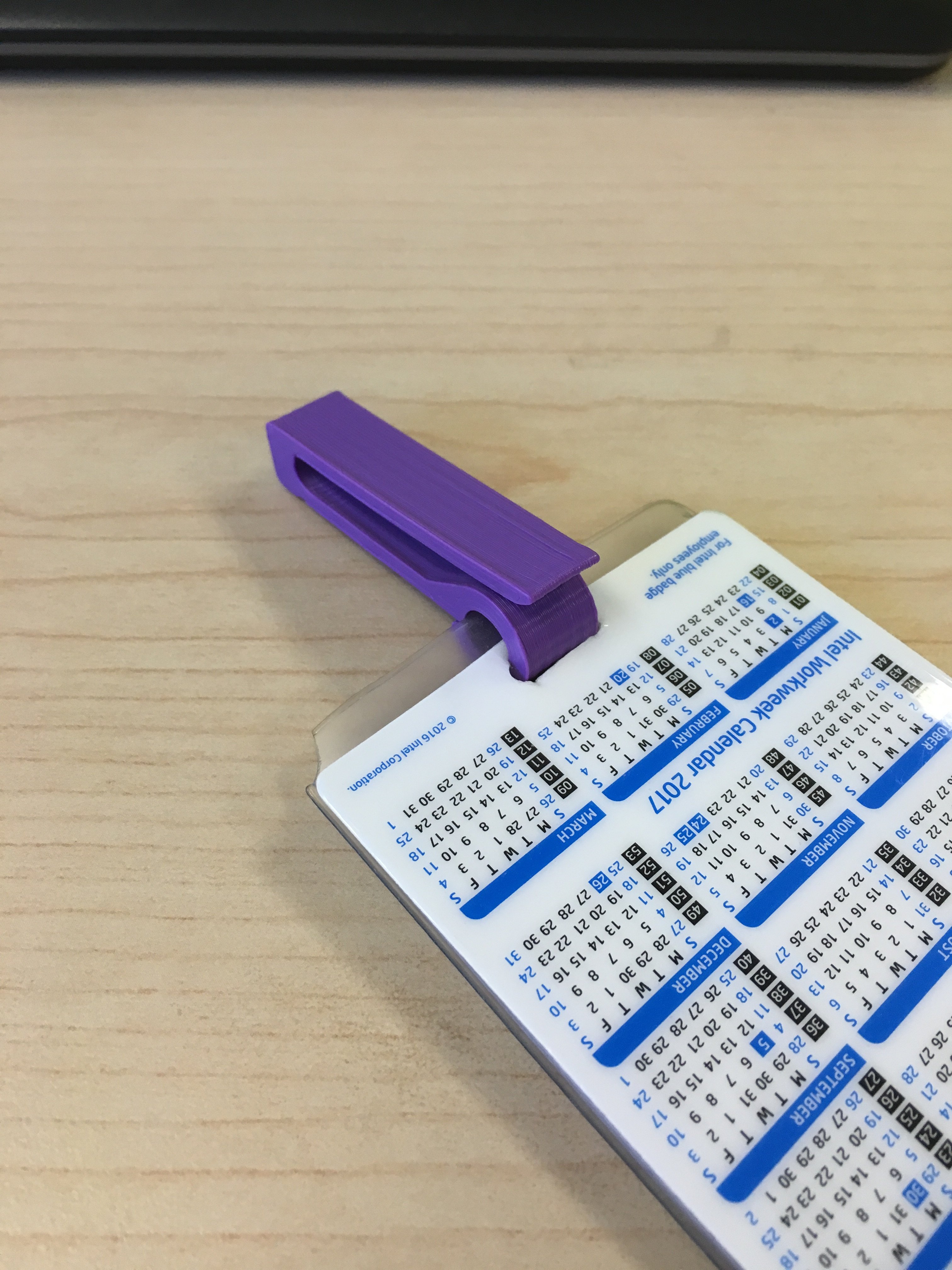 Printable Badge Clip