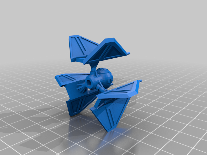 TIE-defender low detail, x-wing game scale