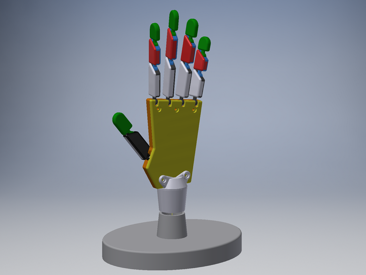 Articulated hand display stand for glove prop