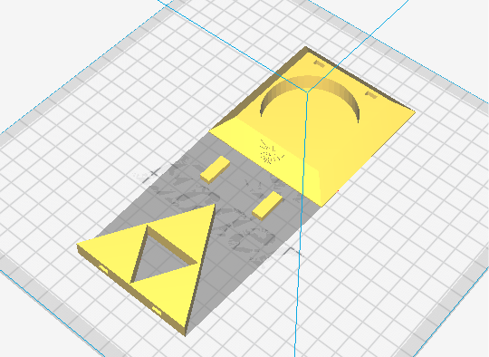 Zelda Amiibo Triforce Display Stand
