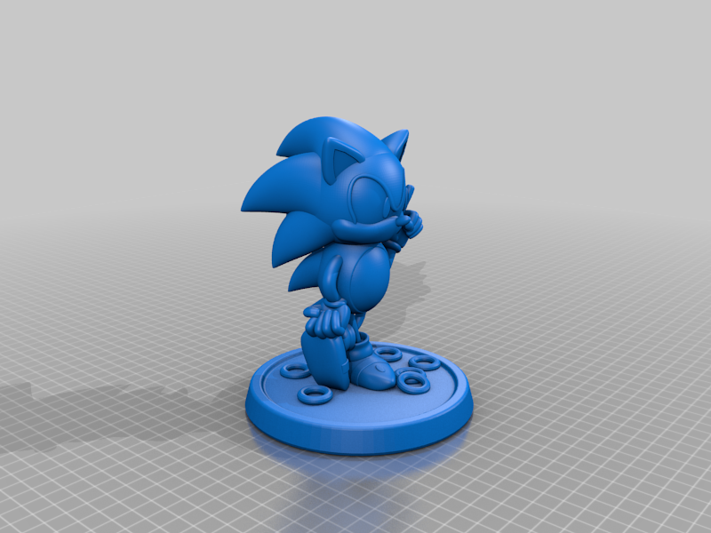 Sonic the Hedgehog! (with round base)