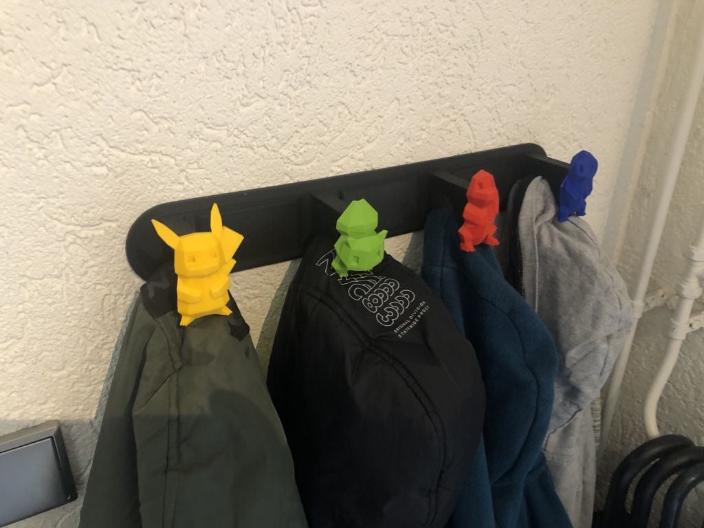Pokemon Coat Rack