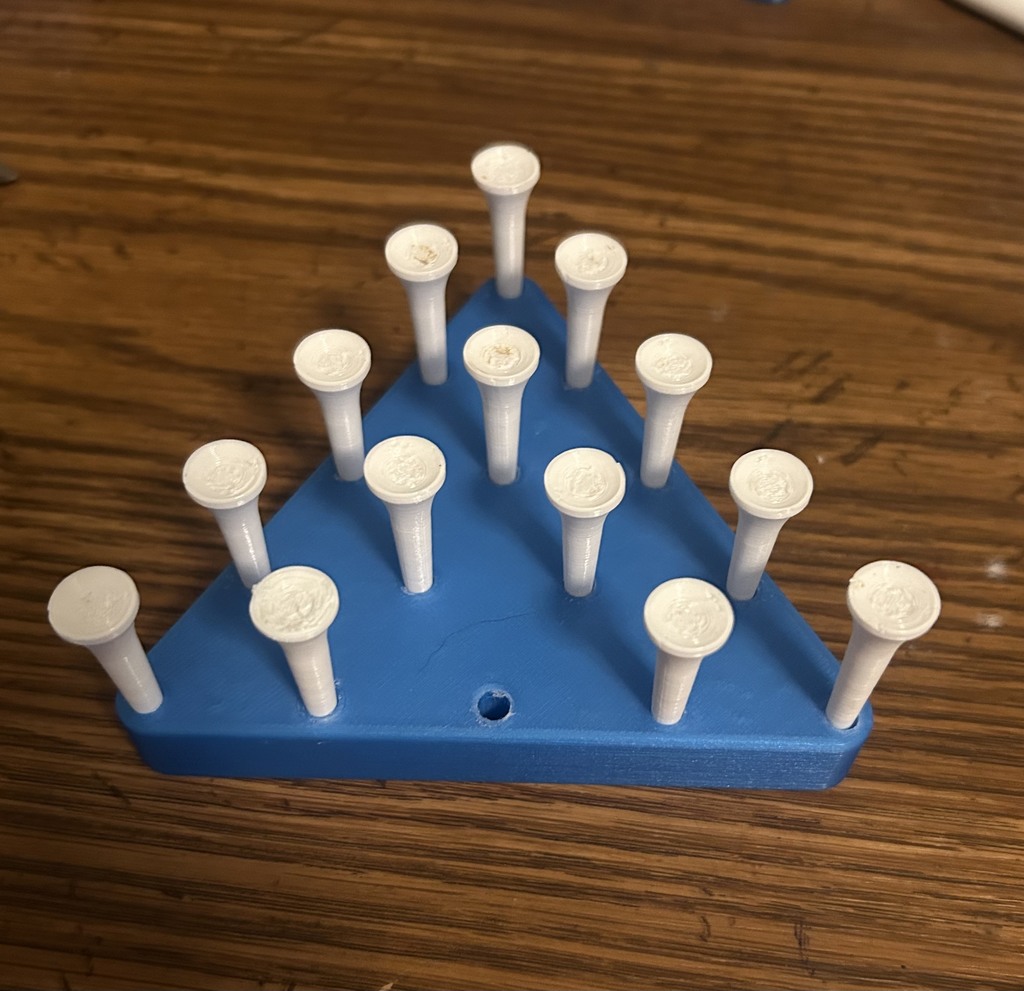 Magnetic Peg Game / Peg Solitaire