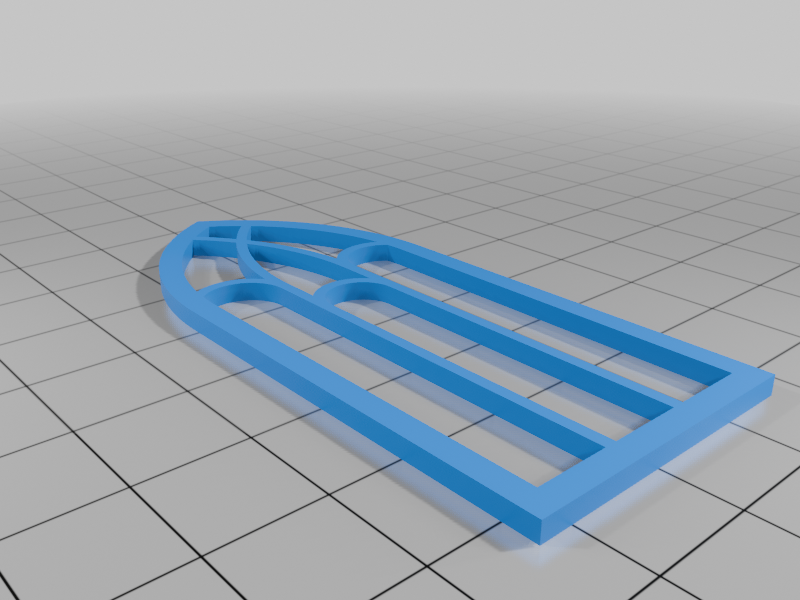 Simple Gothic Window [OpenSCAD]