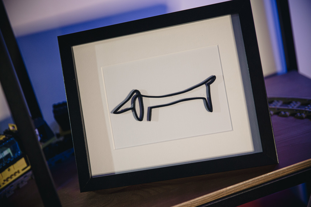 Picasso's Dachshund [ Ikea Ribba Frame Hack ]