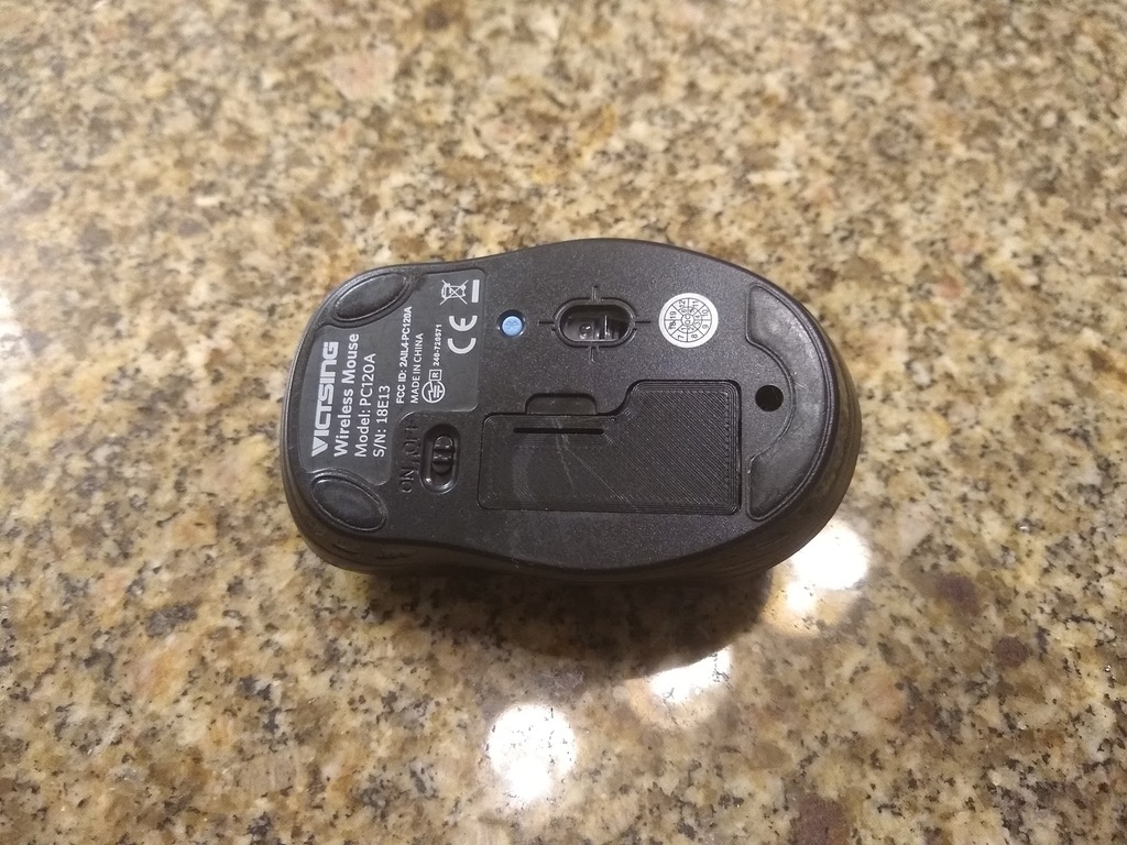 VictSing PC120A mouse battery cover