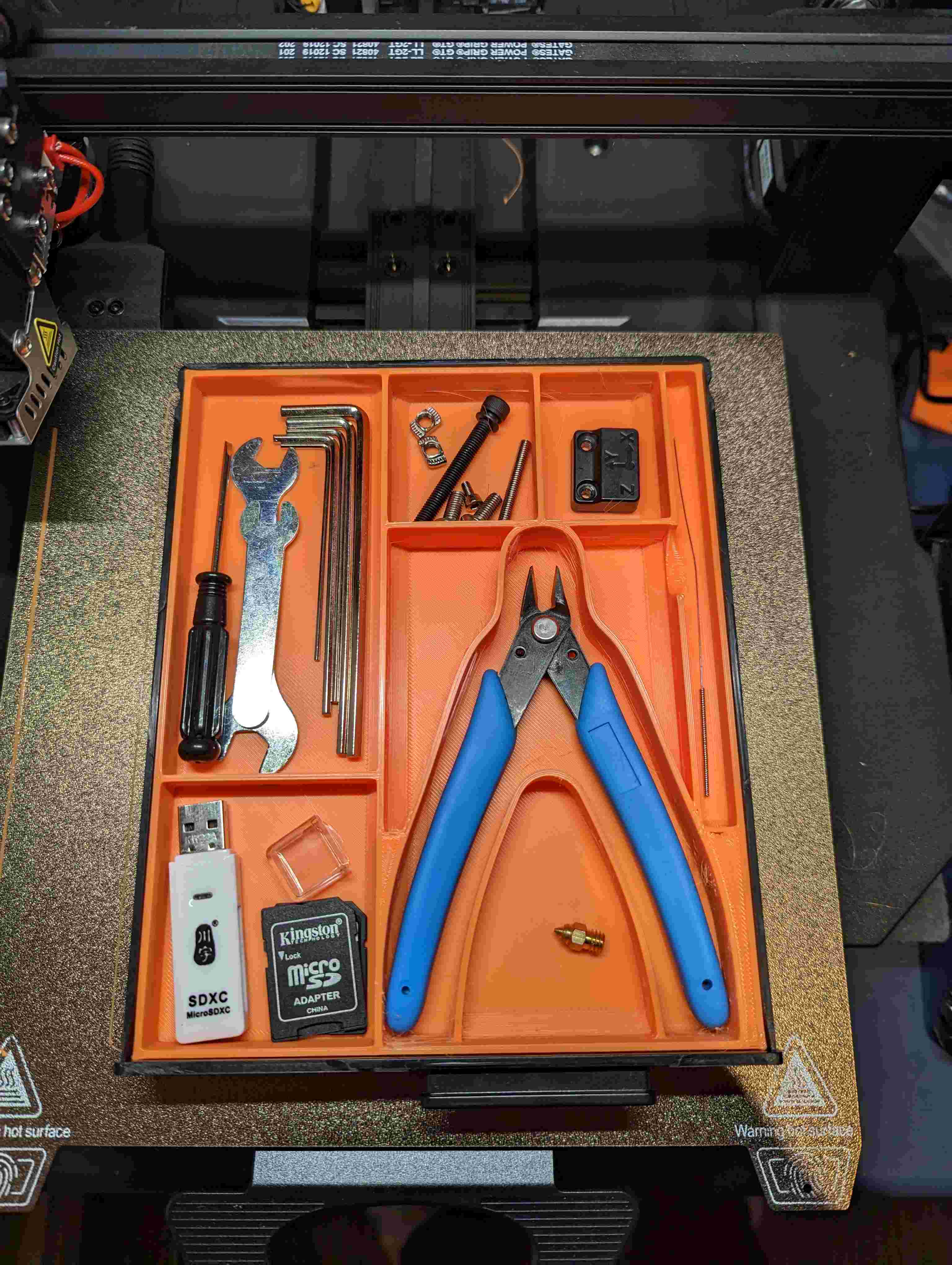 Ender 3 S1 Pro Tray Insert Remix