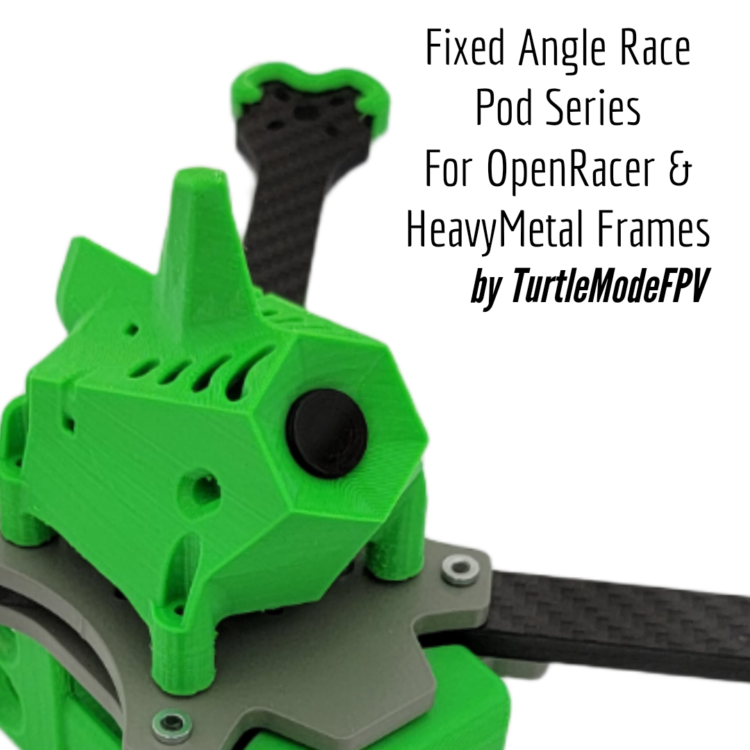 Fixed Angle Race Pod Series For OpenRacer & HeavyMetal Frames