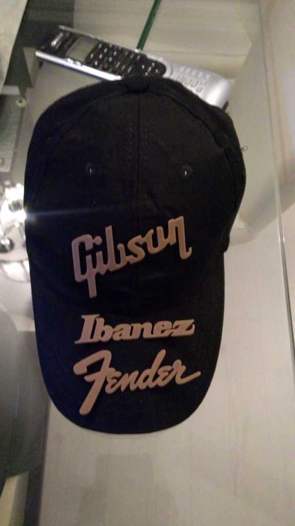 Gibson, Fender, Ibanez Logo for hat designs