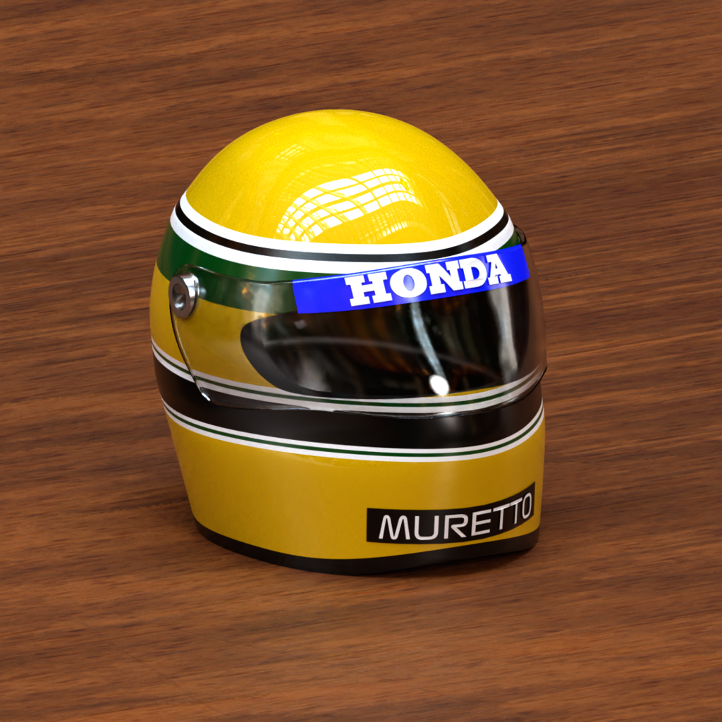 Ayrton Senna F1 Helmet