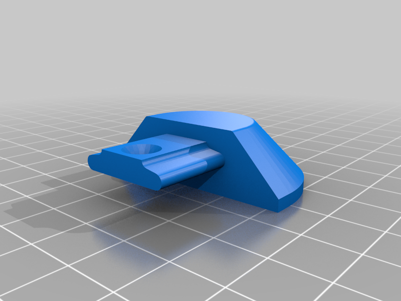 L Track Angled End Cap