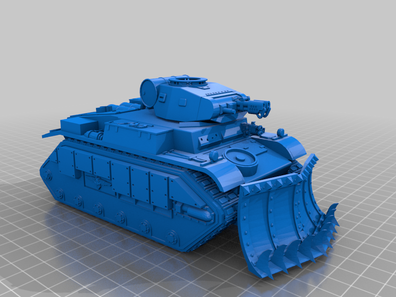 Warhammer 40k custom Hellhound tank