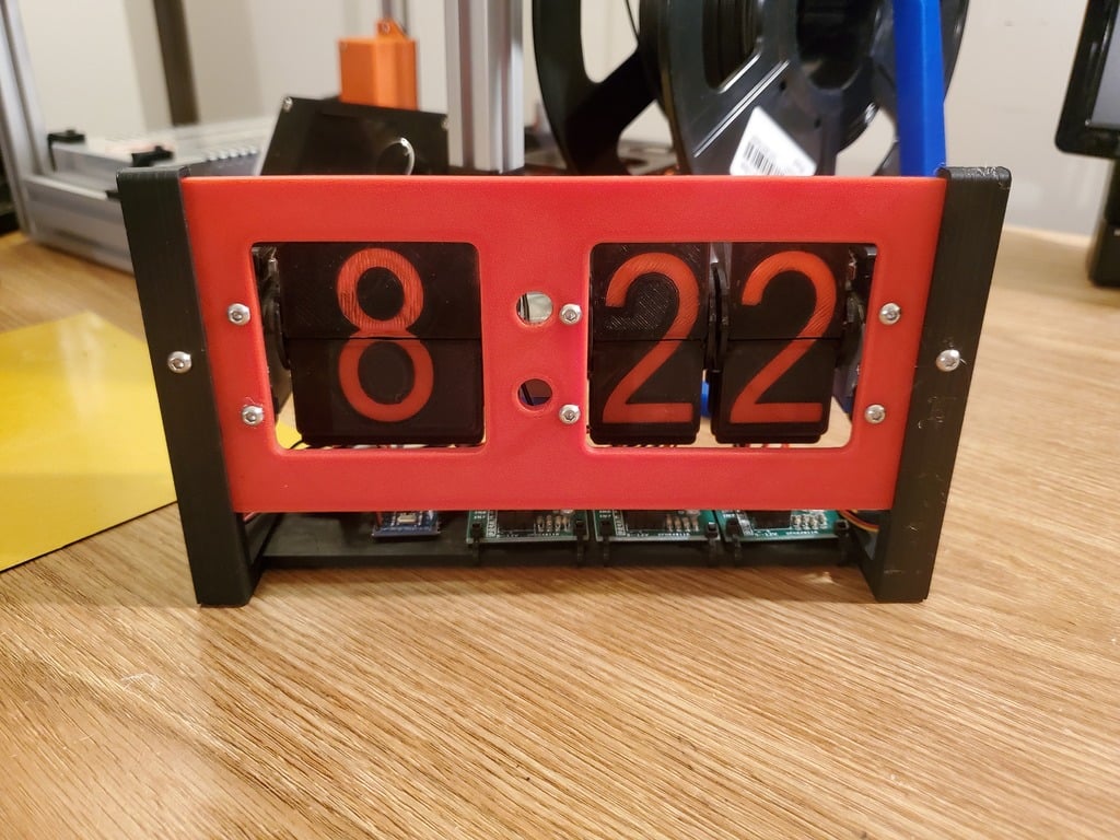 Flip Clock v2 - Arduino-Powered Split-Flap Clock