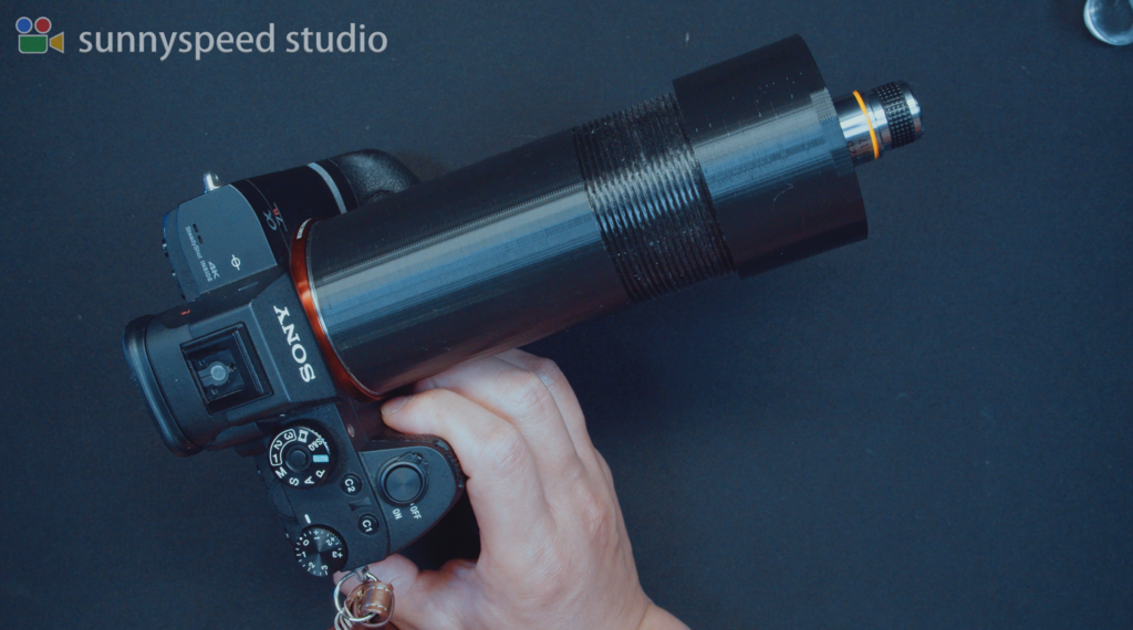 Making a microscope with Sony A7R3