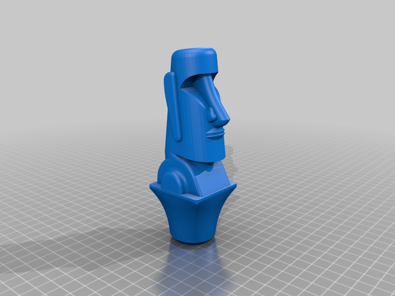 Easter Island Moai Topper ($7 Cane/Walking Hiking Sticks)