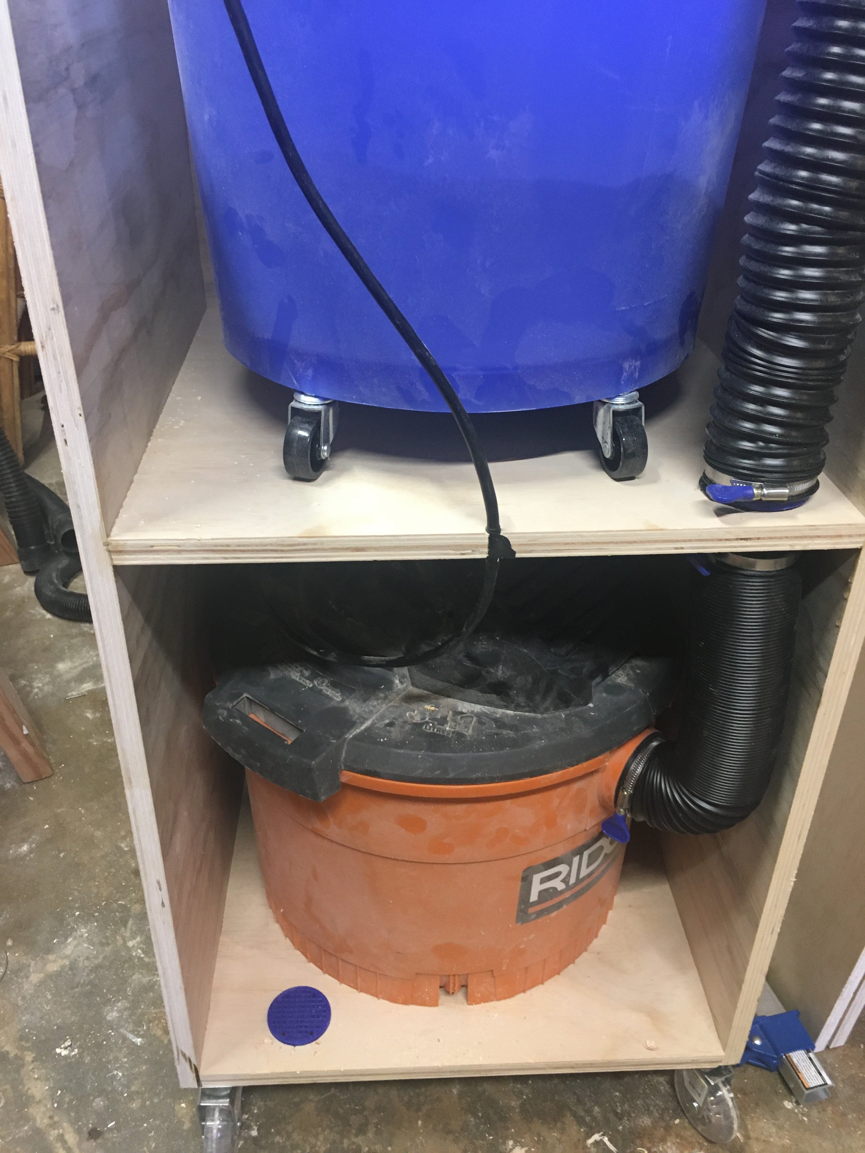 Vaccum Flex Hose Through Bulkhead Coupler/Adapter (2.5" Hose, 2.125" Through Hole)