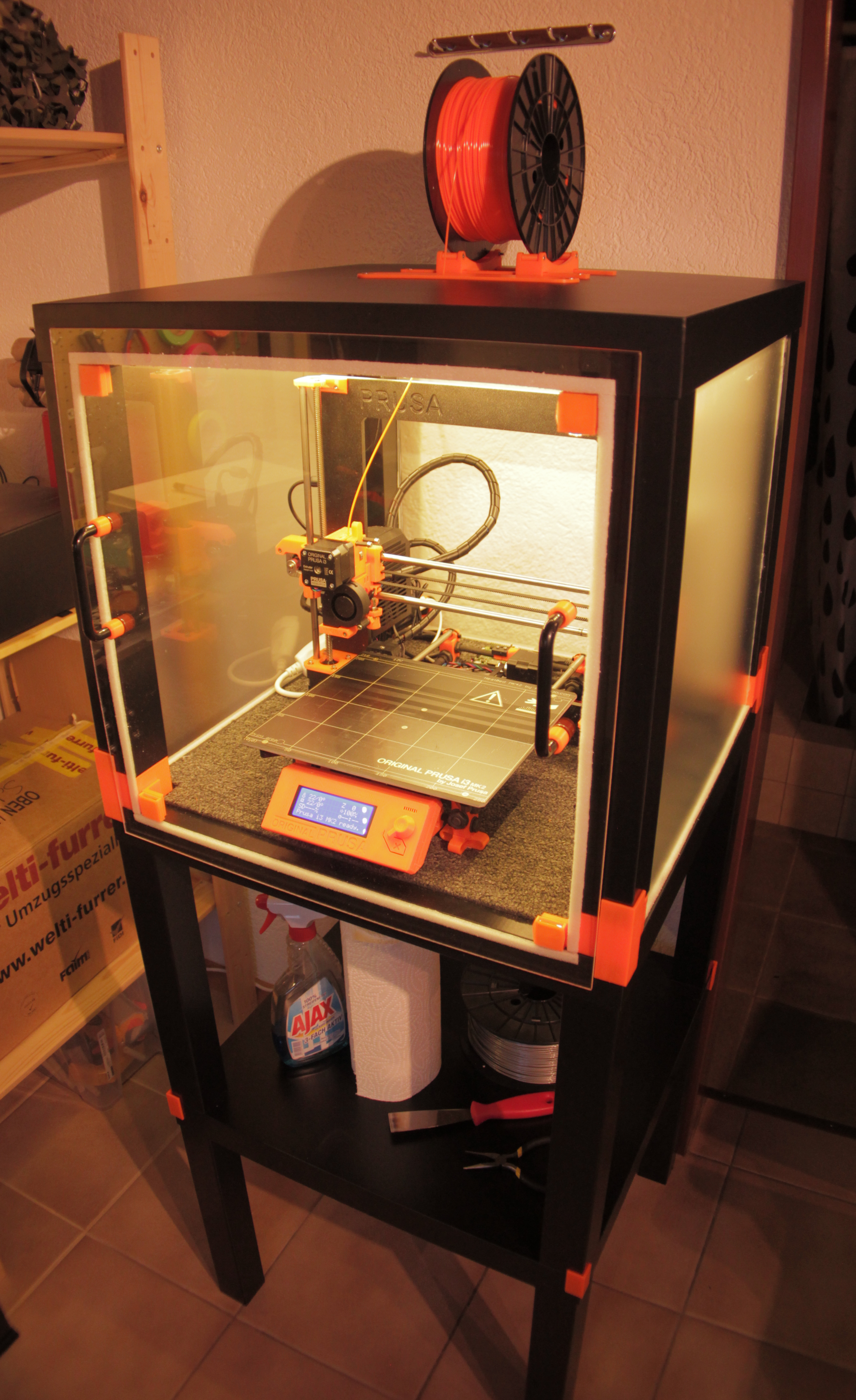 Lack Table Printer Enclosure