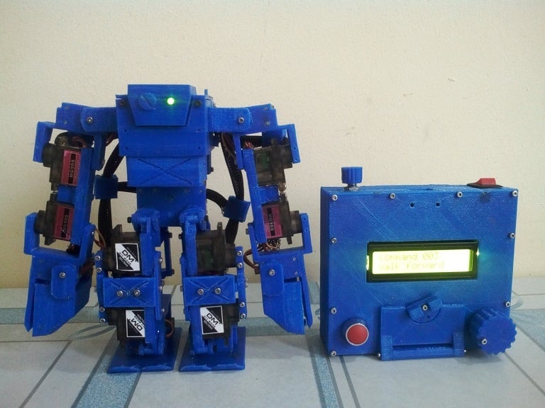 arduino humanoid robot - cancer ms