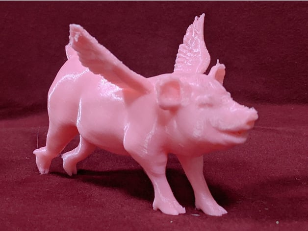 Flying Pig With Wings