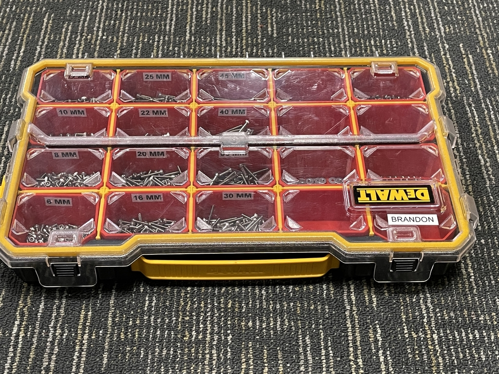 DEWALT 20-Compartment Pro Small Parts Organizer Bins